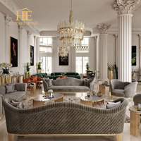 Canapé de style italien contemporain de luxe, mobilier de salon, dernier design de canapé, design moderne, canapé en tissu
