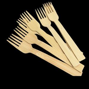 Juego de Cubiertos de Bambú Biodegradable con Logotipo Personalizable, Utensilios Desechables, Cuchillo, Tenedor y Cuchara para Comida para Llevar de Restaurantes - Product Image 2