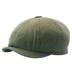 Casquette Gavroche en Twill de Coton Grande Taille 8 Panneaux Couleur Unie pour Hommes Printemps-Été Extérieur – Vente en Gros - Product Image 6