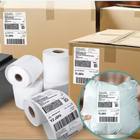 Etiquetas Adhesivas Personalizadas de China, Etiqueta Térmica Impermeable, Código de Barras de Escritorio para Etiquetas de Envío, Etiquetas de Embalaje