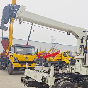 小型マニピュレータテレスコピックブーム油圧トラック搭載クレーン3トン4トン6トン8トン - Product Image 3