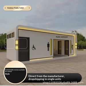 Maison conteneur mobile, maison conteneur, maison mobile, maison conteneur préfabriquée, toilettes publiques extérieures en conteneur - Product Image 1