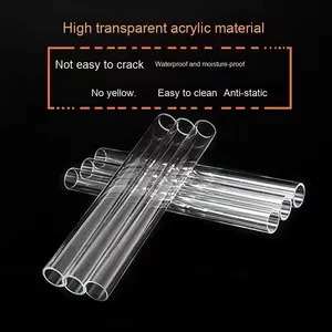 Naxilai Acrylique <span class=keywords><strong>Tube</strong></span> 70mm Haute Transparence PMMA Tubes Creux <span class=keywords><strong>Plexi</strong></span> Verre Tuyau pour Aquarium avec Service de Coupe - Product Image 4