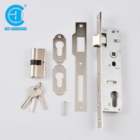 Cerradura de embutir multipunto de hierro para puerta, cuerpo de cerradura con cilindro, venta al por mayor de fabricante chino