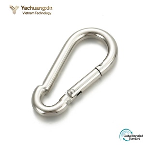 China Oval Snap Hook Stainless Steel Carabiner <b>Clip</b> M4-M16 Polished Finish Heavy Industry Use Din5299 Standard - Product Image 6