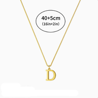 Nouveau Collier Alphabet C en Acier Inoxydable pour Hommes et Femmes, Style Ethnique, Collier de Couple, Accessoires Transfrontaliers