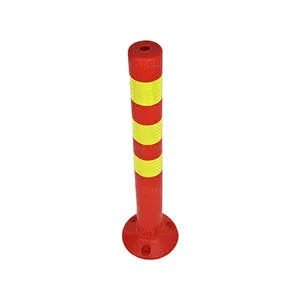 75cm Reflective Traffic Column Warning Signal Post for Traffic Barriers