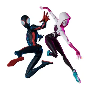 I nuovi prodotti si meravigliano delle figure di modelli di animazione Spiderman attraverso le Action figure di Spider-Verse dell'uomo