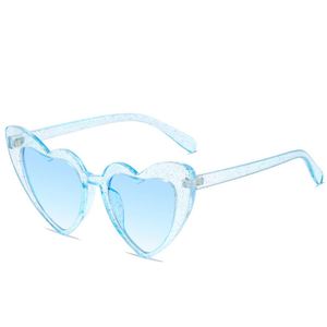 Gafas de Sol QM Coloridas 2024 con Forma de Corazón, Gafas de Sol Retro para Mujer, Gafas de Fiesta - Product Image 4