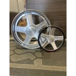 Jantes Concaves Profondes en Alliage Forgé Sur Mesure 2/3 Pièces à Capot Flottant Chromé Argent Brossé 20 21 22 23 <span class=keywords><strong>24</strong></span> 26 Pouces avec Volant - Product Image 2