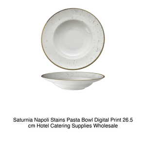 Bol à pâtes Napoli Stains Ø 26,5 cm Ø intérieur 17,5 cm Impression numérique Saturnia - Product Image 2