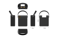 Batterie externe haute capacité 100 000 mAh en gros, chargeur rapide multi-sorties avec lampe de camping LED et batterie externe personnalisée