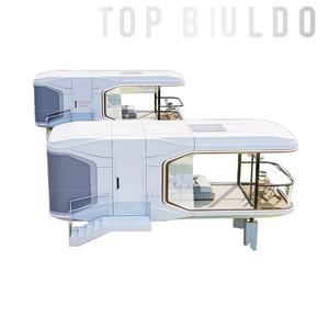 Espace de vie préfabriqué de style zen minimaliste, agit comme un sanctuaire personnel compact, imperméable <span class=keywords><strong>et</strong></span> de haute qualité, avec un revêtement autonettoyant - Product Image 4