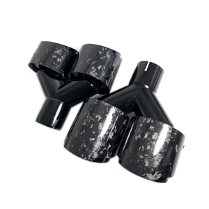 1 Par de Tubos de <span class=keywords><strong>Escape</strong></span> Cuádruples de Fibra de Carbono Forjada Brillante, Puntas de <span class=keywords><strong>Escape</strong></span> de Acero Inoxidable <span class=keywords><strong>para</strong></span> Sistema de <span class=keywords><strong>Escape</strong></span> <span class=keywords><strong>Akrapovic</strong></span> - Product Image 4
