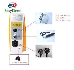 Tandtechnisch laboratorium Elektrische metalen micromotor handstuk 50000 RPM Sterke borstelloze motor Kroon Brug Implantaat Prothese Polijsten - Product Image 6