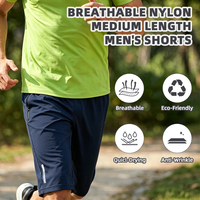 Shorts d'été pour hommes, shorts de sport à séchage rapide pour le golf, respirants, en nylon, pour la randonnée, l'entraînement, la gym, shorts de sport écologiques