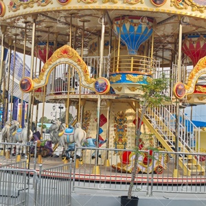 Carrusel de Doble Plataforma de Alta Capacidad para Niños y Adultos, Carrusel de Dos Pisos, Equipo de Caballos Giratorios para Parques de Atracciones y <span class=keywords><strong>Carnavales</strong></span> al Aire Libre - Product Image 6