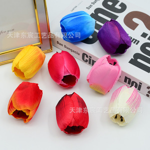 ดอกทิวลิปประดิษฐ์ Dongchen Crafts ขนาด 4.5 ซม. ฐานผ้าไหม สำหรับตกแต่งงานแต่งงาน ตกแต่งบ้าน และเป็นพร็อพถ่ายภาพ - Product Image 3