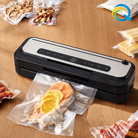 Mesin Vacuum Sealer Otomatis QH-999 Rumah Tangga & Komersial Layar Sentuh Satu Sentuhan - Daya Hisap Kuat -65kPa, Kebisingan Rendah