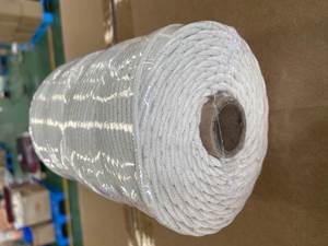 Cordon en coton avec âme synthétique (fil poly), corde tressée à 16 brins - Product Image 2