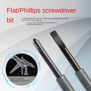 Bộ tua vít đa năng bán chạy, tua vít điện đa chức năng, tua vít điện có đèn báo, dụng cụ thợ điện - Product Image 3