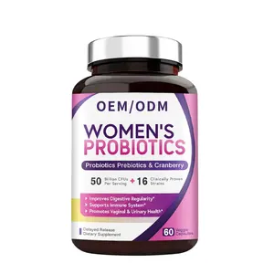 Private Label Women Probiotics Capsule Supplement Probiotics Oem For Vaginal Health