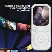 Lecteur MP3 portable avec écran de 1,8 pouce, lecteur audio musical, prise en charge BT V5.4, radio FM, enregistrement vidéo et photo pour casques