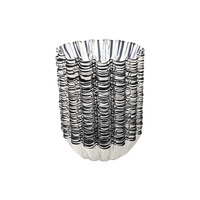 Moules à tartelettes en aluminium de 20 ml de qualité alimentaire, écologiques, avec couvercle en aluminium, procédé blister, durables, pour la vente en gros