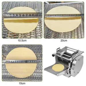 Machine à tortillas entièrement automatique pour la production de tortillas de maïs et de farine, chapati, pain pita, tacos et roti - Product Image 6
