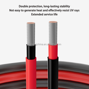 Kabel Daya DC Surya PV Industri Kualitas Terbaik XLPE Tembaga 4mm 6mm 10mm Tegangan Tinggi 1500VDC CE untuk - Product Image 1