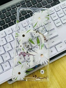 Cao minh bạch hoa trường hợp điện thoại bốn góc chống mùa thu bốn bên mặt trời đánh dấu 2.0 độ dày PCT PU hai mặt IMD lớp phủ - Product Image 3