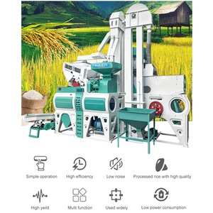 라이스 밀링 머신 2-50TPD 전체 세트 결합 <span class=keywords><strong>4</strong></span> in 1 고출력 다기능 복합 라이스 밀링 라이스 밀러 - Product Image 5