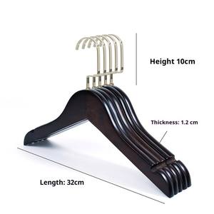 <span class=keywords><strong>Cintre</strong></span> pour vêtements d'enfants <span class=keywords><strong>en</strong></span> <span class=keywords><strong>bois</strong></span> massif antidérapant moderne de luxe, crochet <span class=keywords><strong>en</strong></span> métal sans trace, <span class=keywords><strong>cintre</strong></span> vintage pour enfants et bébés - Product Image 3
