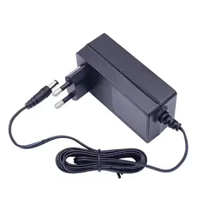 Black 12V 4A AC/DC Power Adapter with ABS+PC Material Safety Protection Power Supply with Plug-In Connection for Power Adapters