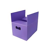 Boîte d'archives Corflute cannelée réutilisable de taille et de couleur personnalisée Conteneur de stockage pliable multifonctionnel en PP