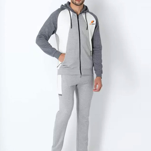 Chándal de Invierno Ligero y Transpirable de Poliéster/Algodón para Hombre - Venta Caliente, Color Sólido, Alta Calidad - Product Image 6