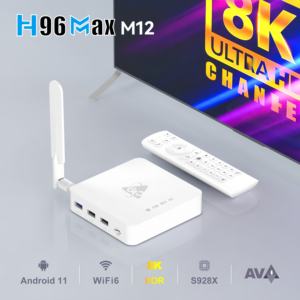 H96 MAX IPTV STB 4K Streaming Ibo Media Player Smart Internet Set-top <span class=keywords><strong>Box</strong></span> Google Android 12 TV <span class=keywords><strong>Box</strong></span> Jerman Prancis Pengiriman Gratis - Product Image 6