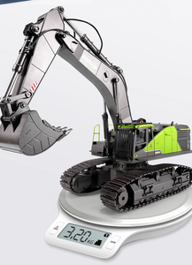 Excavatrice RC <span class=keywords><strong>Huina</strong></span> 1592 <span class=keywords><strong>1593</strong></span> la plus récente de 2020, excavatrice en métal 593 1:14, jouet d'excavatrice 22Ch Vs <span class=keywords><strong>Huina</strong></span> 1580 580 1550 - Product Image 3