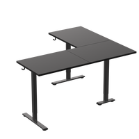 Bureau debout électrique moderne à double moteur en acier inoxydable durable, hauteur réglable avec rangement pour la maison, le bureau et la chambre
