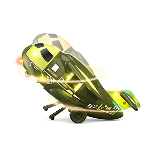 Avión <span class=keywords><strong>de</strong></span> Juguete con Luces y Sonidos, Ruedas Móviles, Función Bump and Go, Avión <span class=keywords><strong>de</strong></span> <span class=keywords><strong>Ataque</strong></span> <span class=keywords><strong>Militar</strong></span> para Niños, Precio al por Mayor - Product Image 2