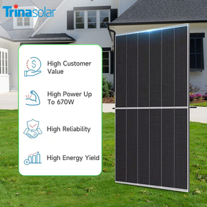 แผงโซลาร์เซลล์ Trina 645W 650W 655W 660W 665W 700W โมโนแผงเซลล์แสงอาทิตย์สำหรับใช้ในบ้าน - Product Image 5