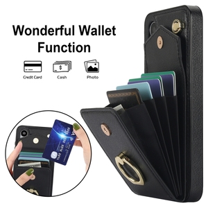 Para <span class=keywords><strong>Samsung</strong></span> <span class=keywords><strong>Galaxy</strong></span> S24 + <span class=keywords><strong>5G</strong></span> Ranura para tarjeta Funda para teléfono inteligente con soporte de anillo de metal Bolsas para teléfono Estuches Tiempo de entrega rápido - Product Image 5