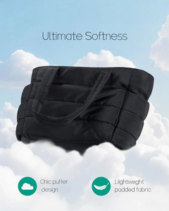 Bolsa de Viaje Acolchada de Poliéster con Cierre, Estilo Casual, Ligera, Gran Capacidad, con Dos Asas para Mujer - Product Image 2