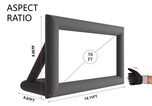 Écran de projection gonflable de 16 pieds pour cinéma en plein air - Product Image 5
