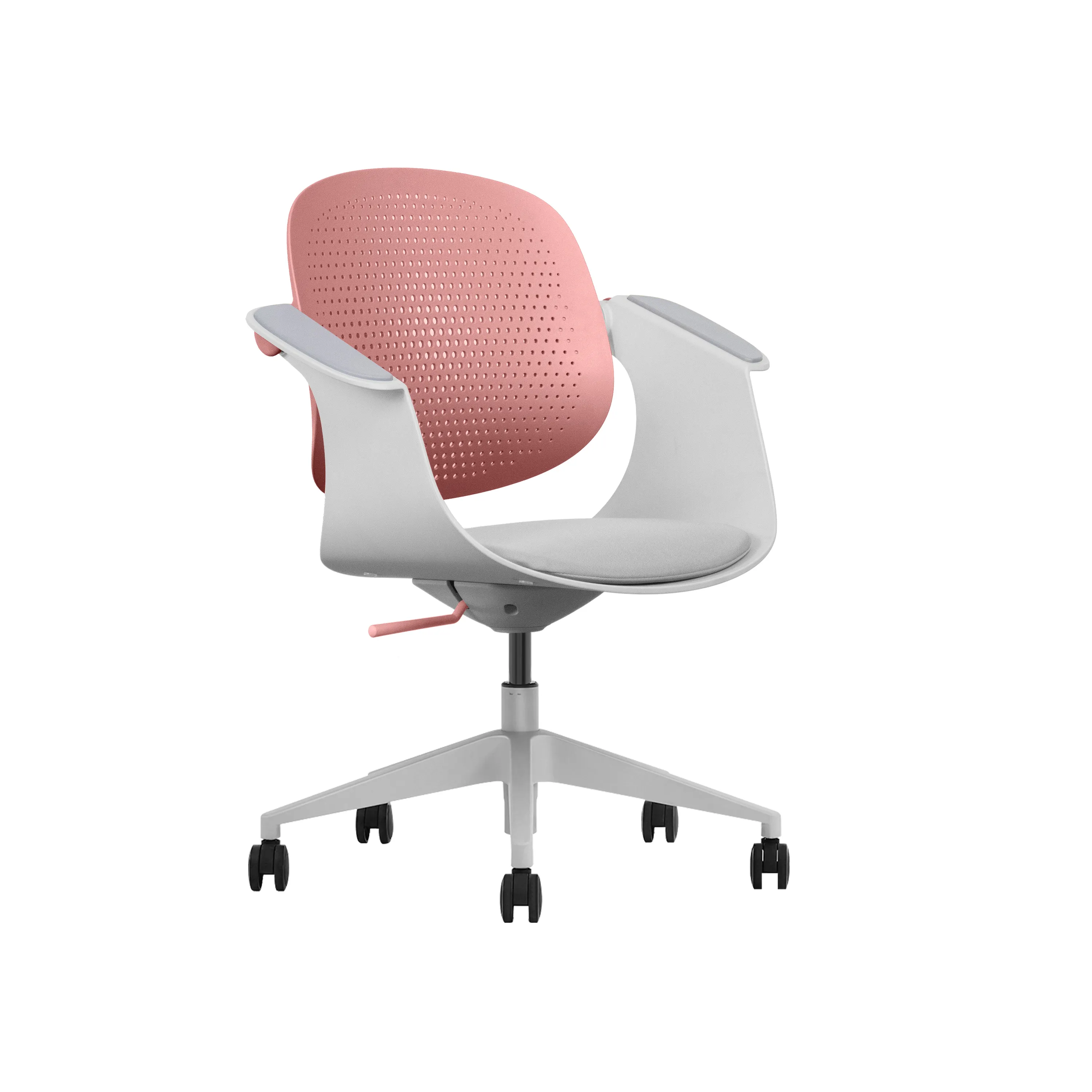 Ucuz premium toptan ziyaretçi sandalyesi rahat döner çalışma modern eğlence sağlıklı ofis koltuğu renkli hareketli