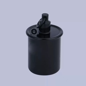 Tambor rodante de acero de 34.5 kg para envasado de líquidos, negro, diámetro 13 cm / altura 31 cm. - Product Image 2