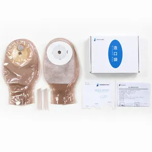 60mm Drainable 1 Piece Ostomy Stoma Bag Colostomy Ostomy Supplies