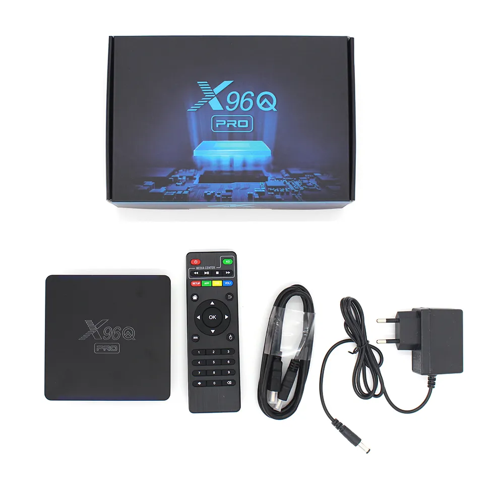 가장 저렴한 X96Q 프로 스마트 TV 박스 H313 듀얼 와이파이 1G 8G 2G 16G 안드로이드 10 세트 탑 티비 박스 안드로이드 TV 박스