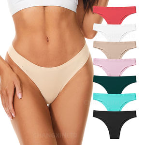 Intimo da Donna di Alta Qualità 2024 Slip Bikini in Spandex Comodi Morbidi Senza Cuciture Sexy <span class=keywords><strong>Brasiliana</strong></span> a Vita Bassa per Donna - Product Image 1