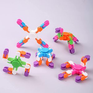 Twist Puzzle giocattoli Finger <span class=keywords><strong>Spinner</strong></span> giocattoli sensoriali Click <span class=keywords><strong>Fidget</strong></span> <span class=keywords><strong>Toy</strong></span> Snake Magic Speed Splicing rotante - Product Image 3